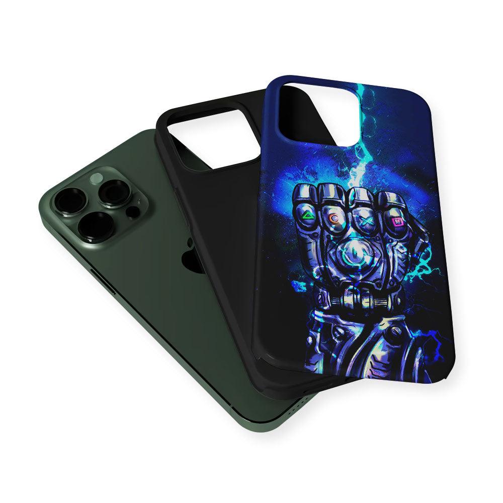 Thanos Gauntlet Stick Symbol 2 in 1 Tough Phone Case-Oxvistore