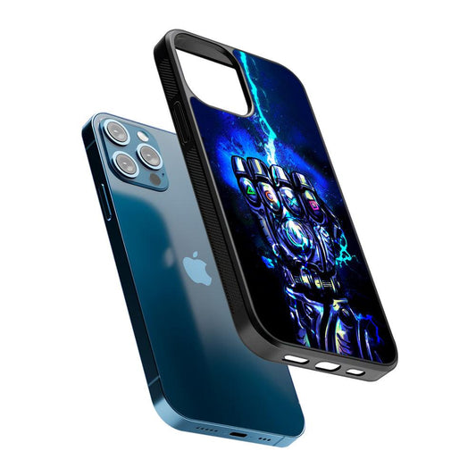Thanos Gauntlet Stick Symbol 2D Rubber Phone Case-Oxvistore