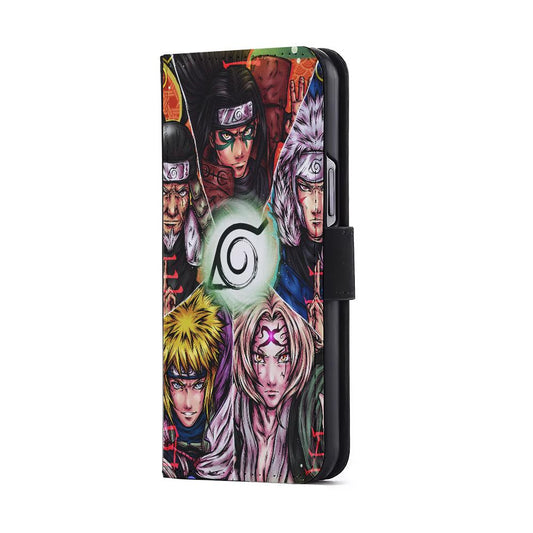 The 5 Hokage Art Flip Wallet Phone Case-Oxvistore