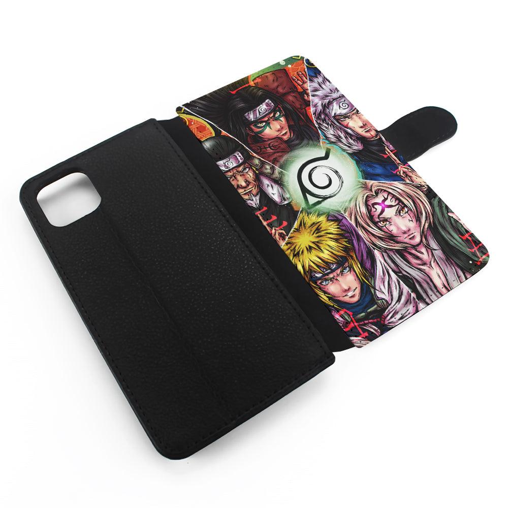 The 5 Hokage Art Flip Wallet Phone Case-Oxvistore