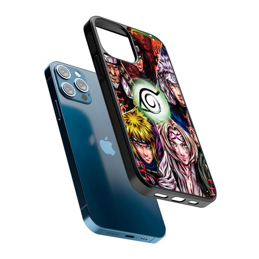 The 5 Hokage Art 2D Rubber Phone Case-Oxvistore