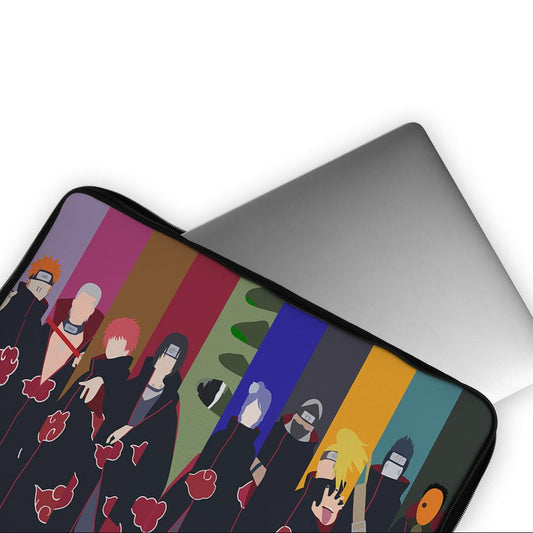 The Akatsuki Team Silhouette Laptop Sleeve Protective Cover-Oxvistore