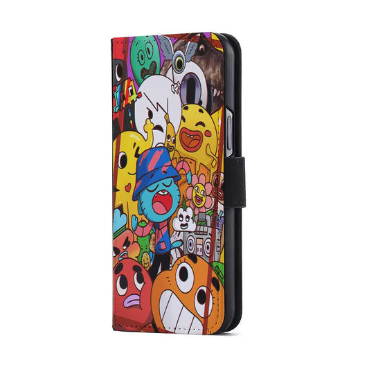 The Amazing World of Gumball Cartoon Flip Wallet Phone Case-Oxvistore