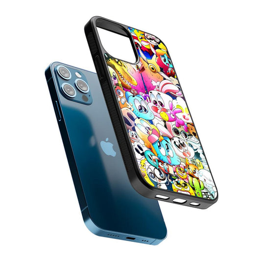 The Amazing World of Gumball Character 2D Rubber Phone Case-Oxvistore