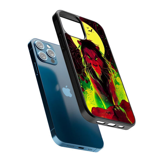 The Angry Lion King 2D Rubber Phone Case-Oxvistore