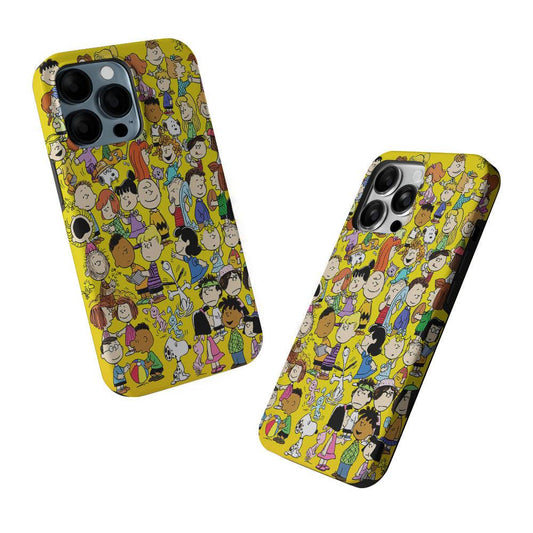 The Charlie Brown and Friends Peanuts 2 in 1 Tough Phone Case-Oxvistore