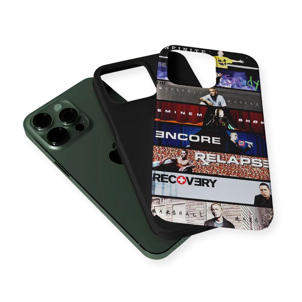 The Eminem Show Tracklist Poster 2 in 1 Tough Phone Case-Oxvistore