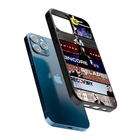The Eminem Show Tracklist Poster 2D Rubber Phone Case-Oxvistore
