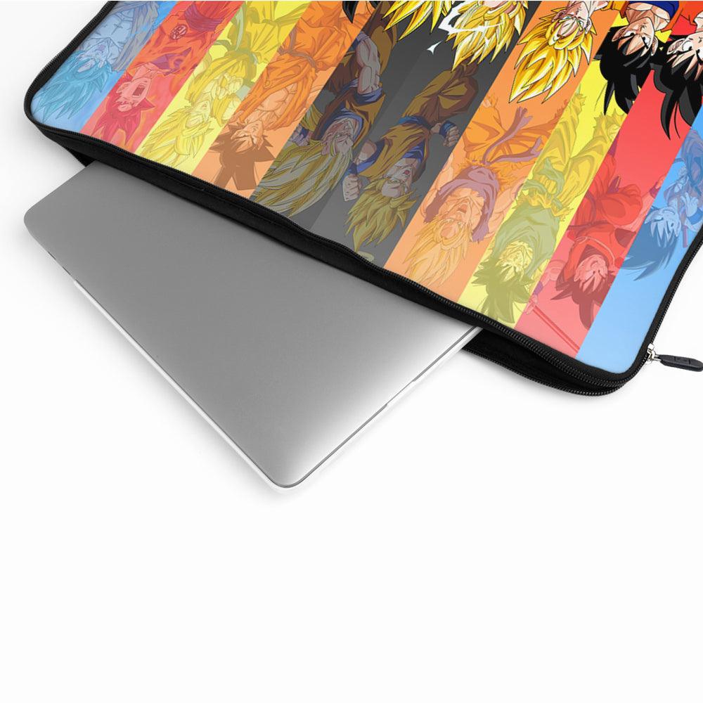 The Evolution of Goku Dragon Ball Laptop Sleeve Protective Cover-Oxvistore