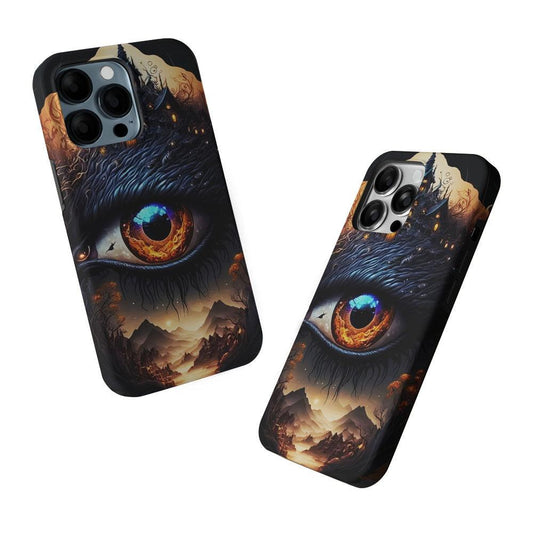 The Eye of Sauron Fantasy Art 2 in 1 Tough Phone Case-Oxvistore