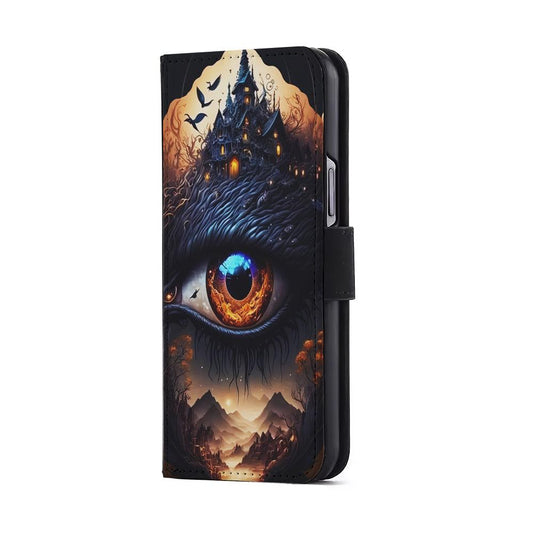 The Eye of Sauron Fantasy Art Flip Wallet Phone Case-Oxvistore