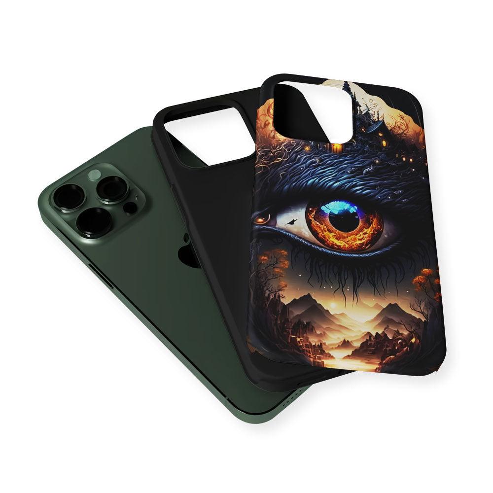 The Eye of Sauron Fantasy Art 2 in 1 Tough Phone Case-Oxvistore