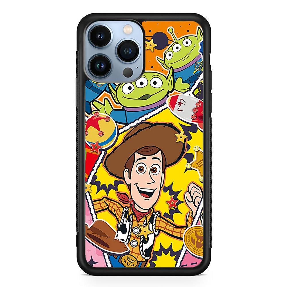 The Famous Cartoon Joy Smile iPhone 14 Pro Max Case-Rubber Black (2D Case)-Oxvistore
