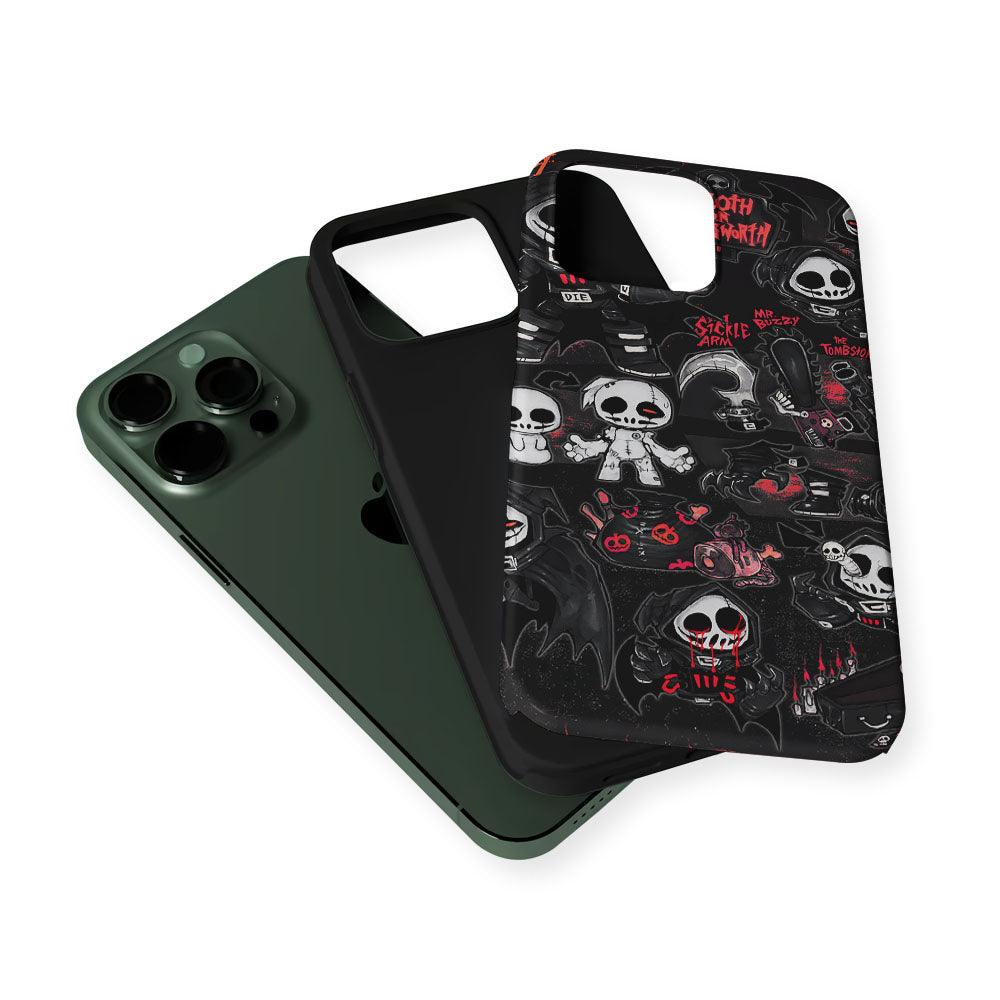 The Grim Reaper 2 in 1 Tough Phone Case-Oxvistore