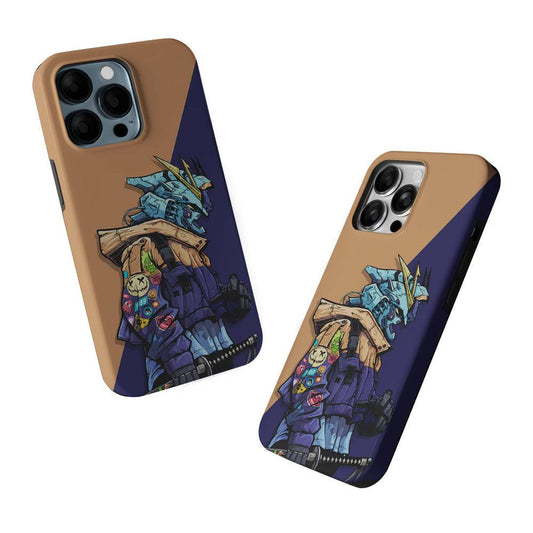 The Gundam Ronin Hypebeast 2 in 1 Tough Phone Case-Oxvistore
