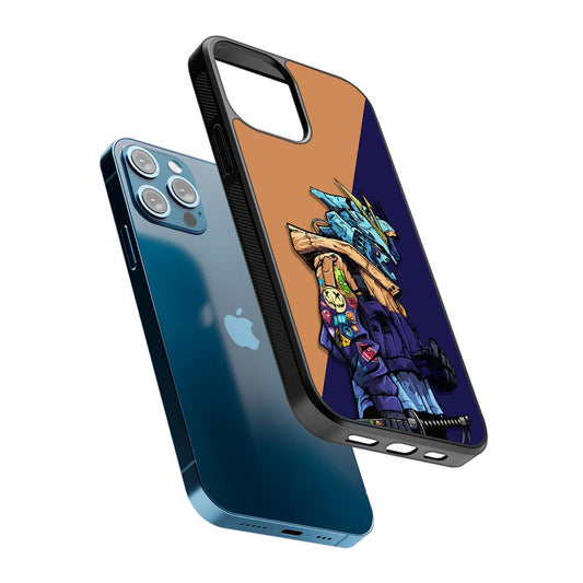 The Gundam Ronin Hypebeast 2D Rubber Phone Case-Oxvistore