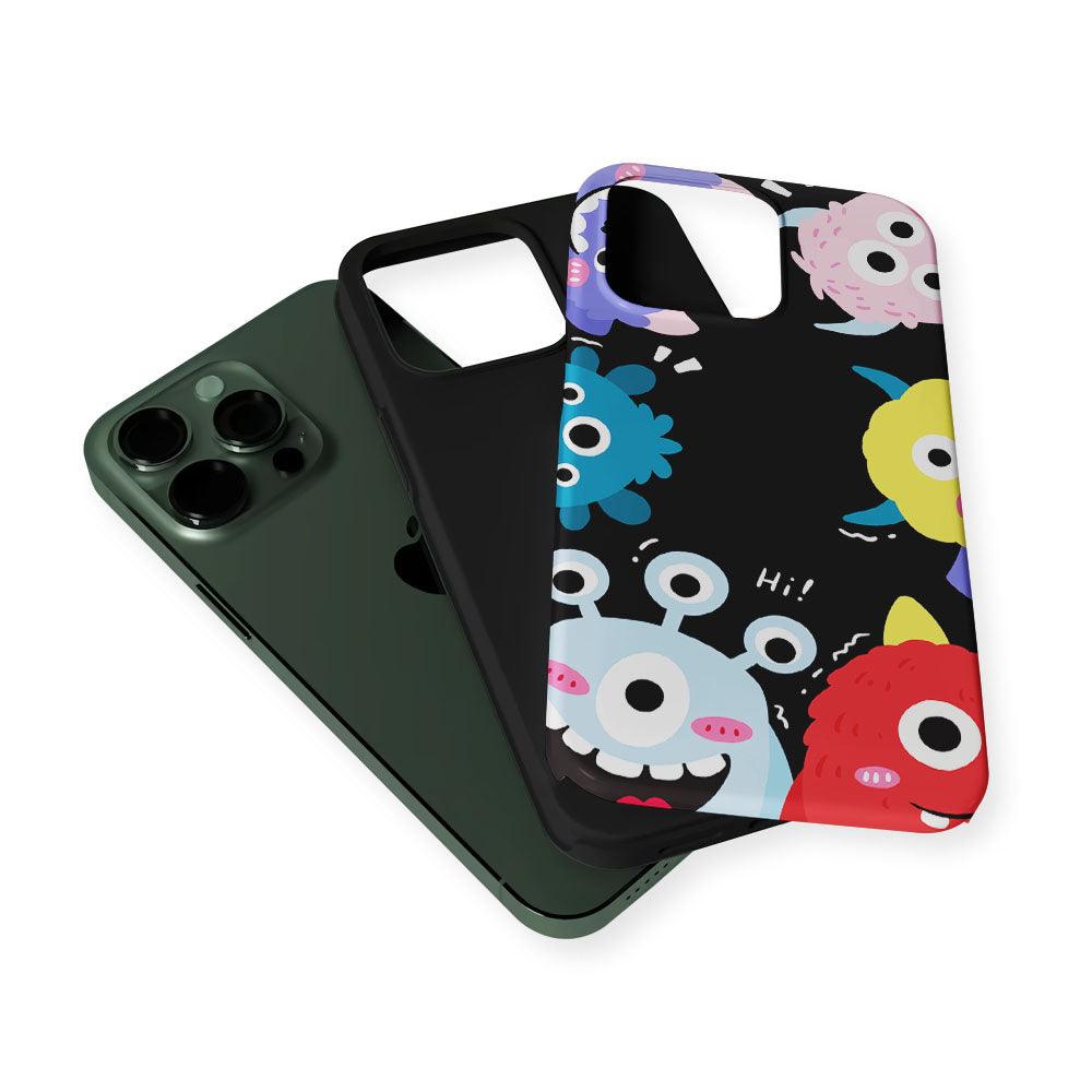 The Little Monsters 2 in 1 Tough Phone Case-Oxvistore