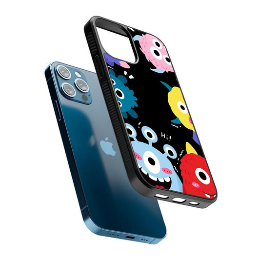 The Little Monsters 2D Rubber Phone Case-Oxvistore