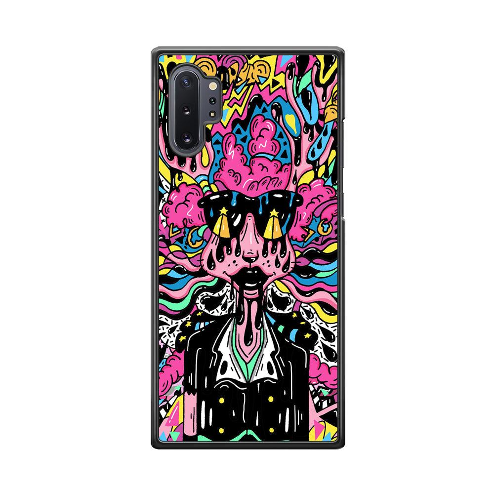 The Melted Lady Samsung Galaxy Note 10 Plus Case-Rubber Black (2D Case)-Oxvistore