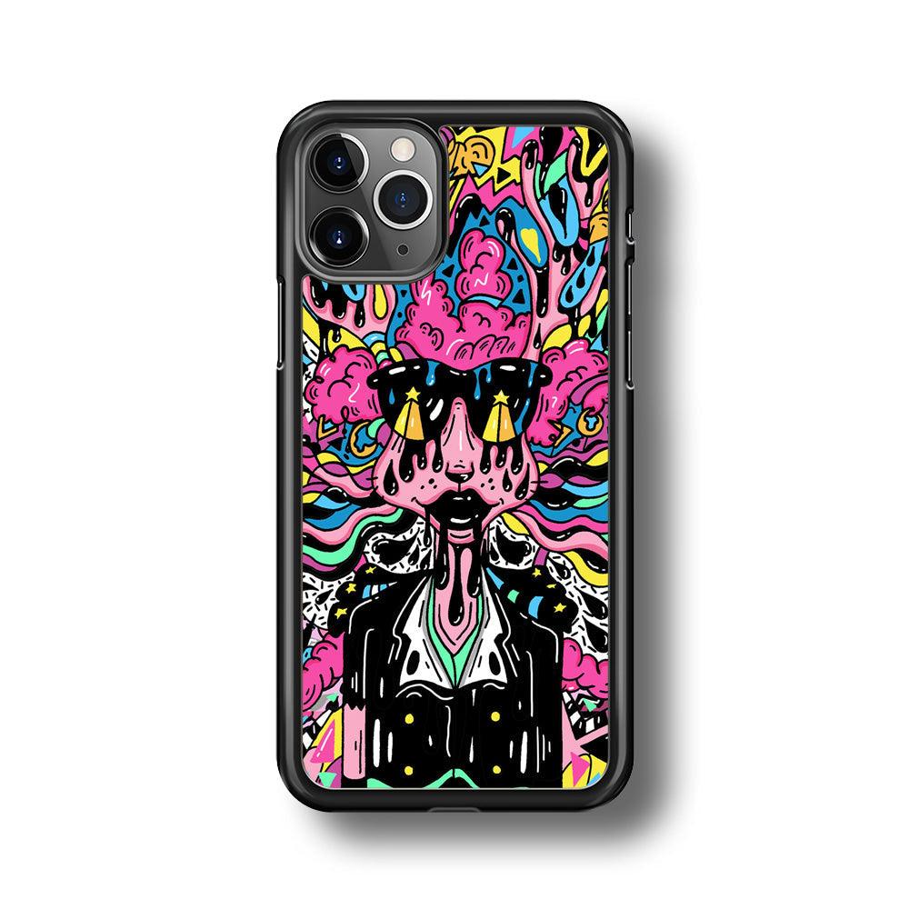 The Melted Lady iPhone 11 Pro Case-Rubber White (2D Case)-Oxvistore