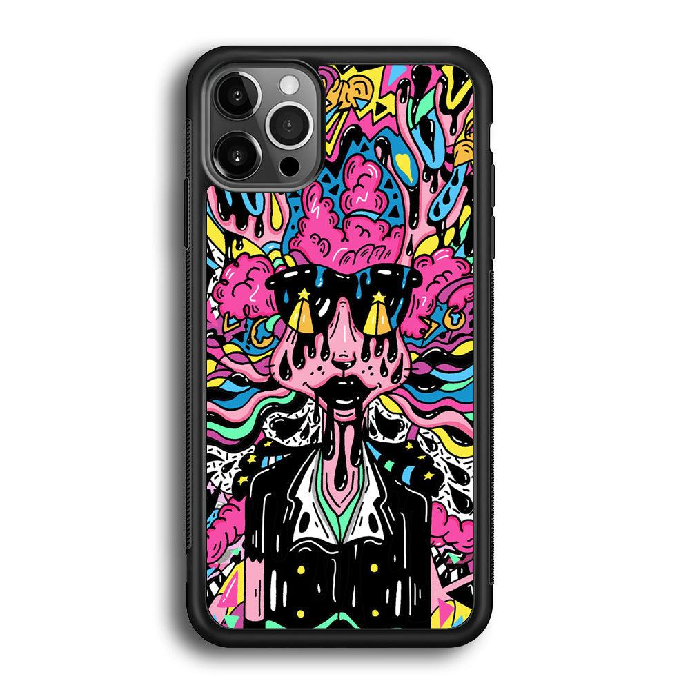 The Melted Lady iPhone 12 Pro Case-Rubber White (2D Case)-Oxvistore