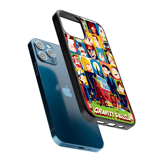 The Mystery Shack Gravity Falls 2D Rubber Phone Case-Oxvistore