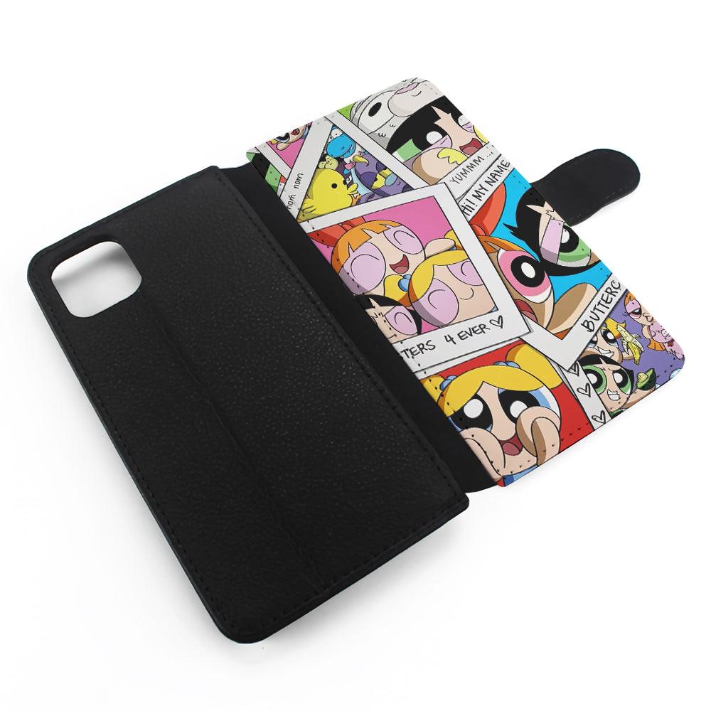 The Powerpuff Girls Photoshoot Flip Wallet Phone Case-Oxvistore