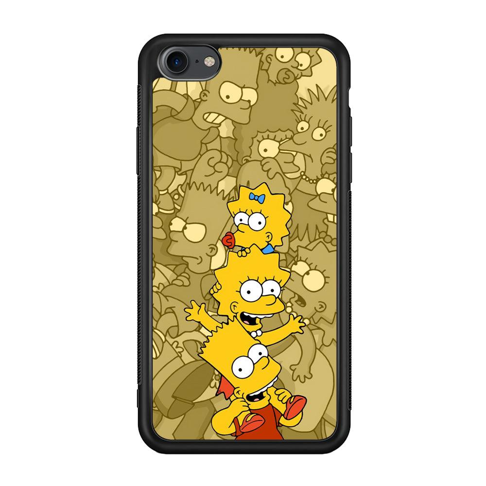 The Simpson Family Warmth iPhone 8 Case-Rubber Black (2D Case)-Oxvistore