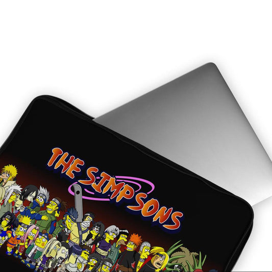 The Simpsons Naruto Cosplay Laptop Sleeve Protective Cover-Oxvistore