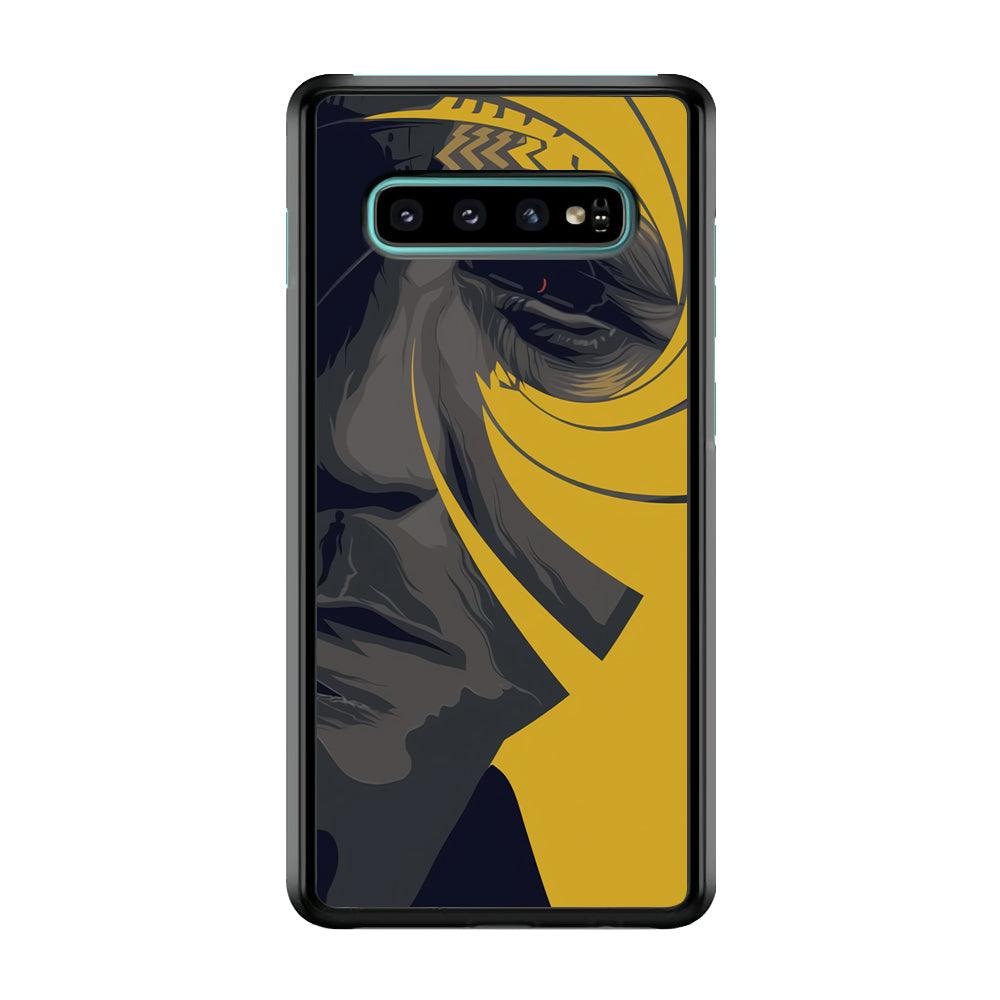 The Visionable of Agent 007 Samsung Galaxy S10 Plus Case-Rubber Black (2D Case)-Oxvistore