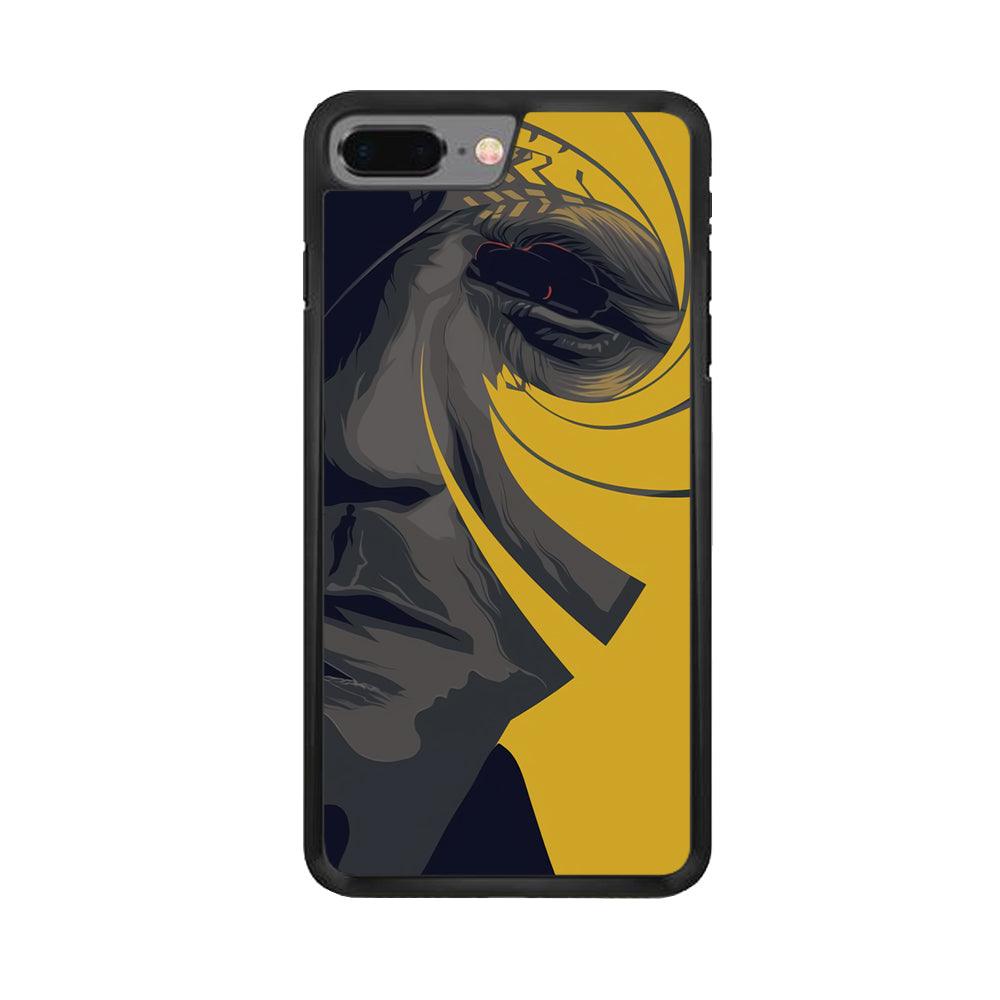 The Visionable of Agent 007 iPhone 7 Plus Case-Rubber Black (2D Case)-Oxvistore
