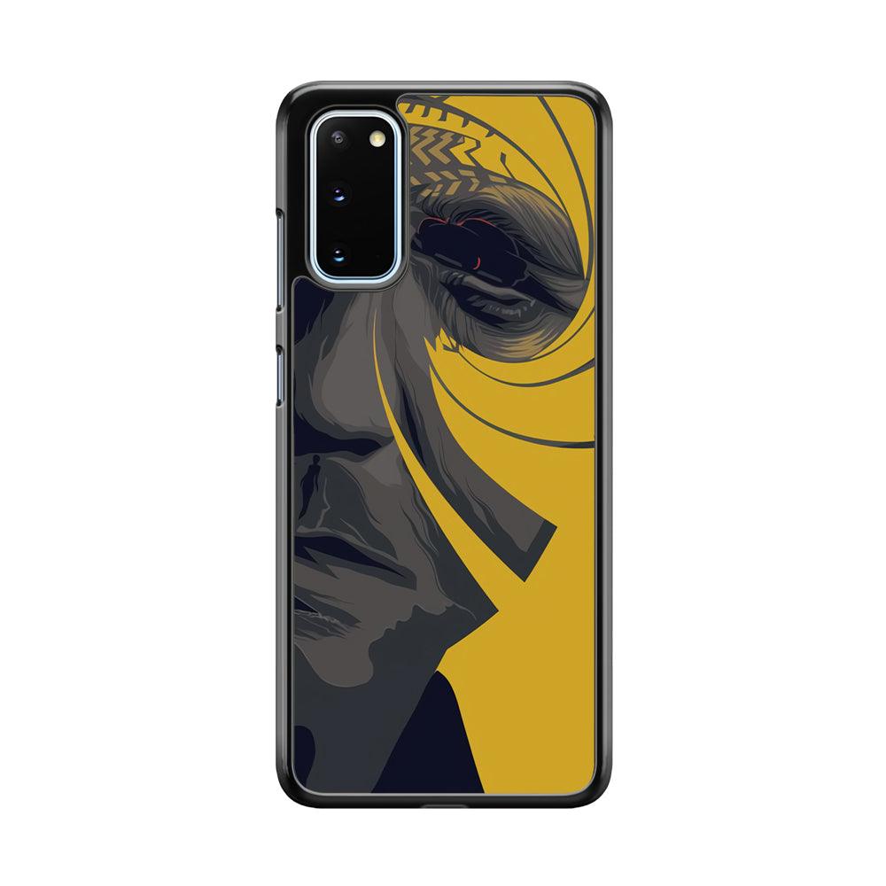 The Visionable of Agent 007 Samsung Galaxy S20 Case-Rubber Black (2D Case)-Oxvistore