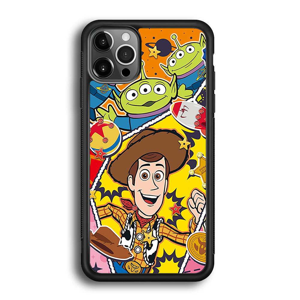 The Famous Cartoon Joy Smile iPhone 12 Pro Case-Rubber Black (2D Case)-Oxvistore