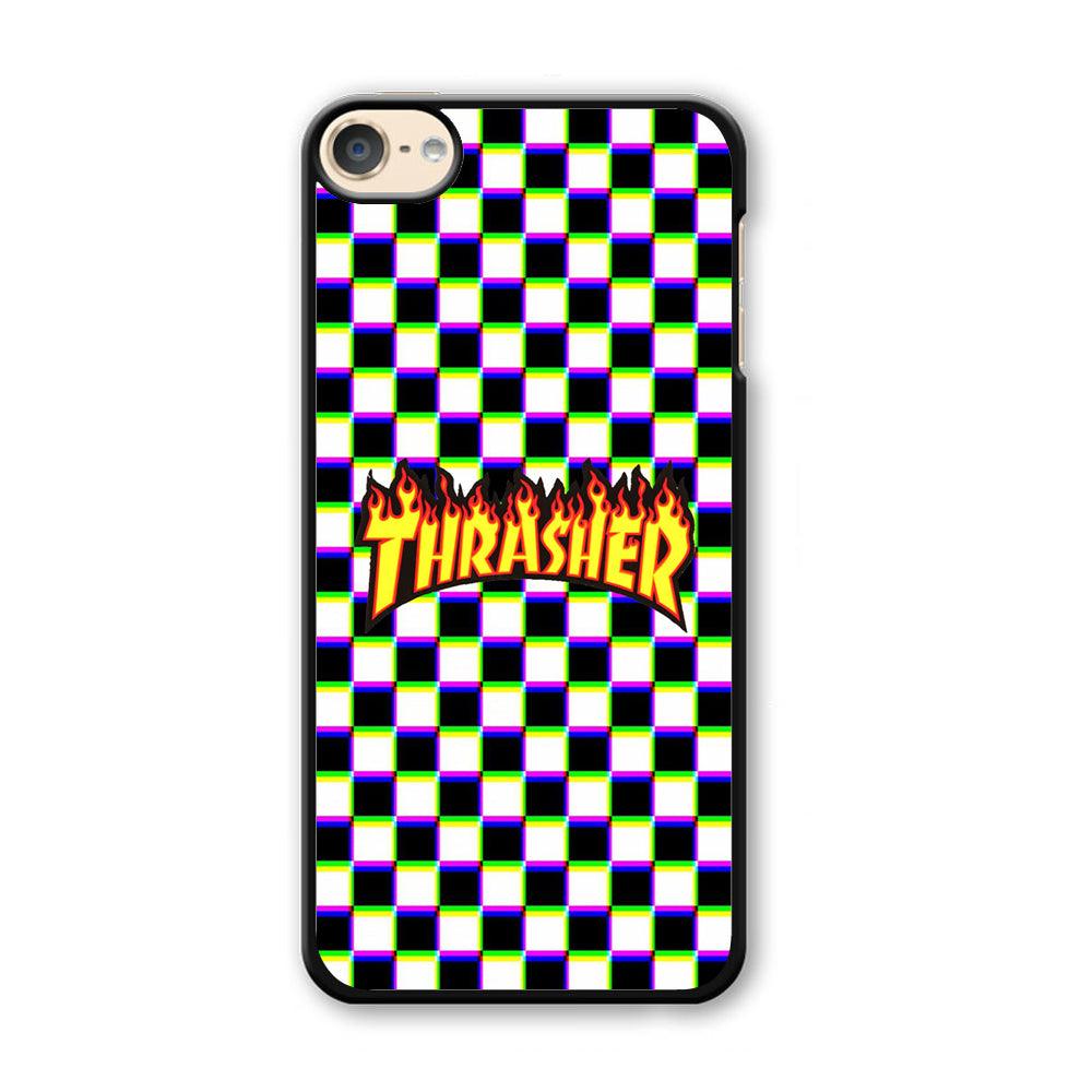 Thrasher Chess iPod Touch 6 Case-Plastic Black (2D Case)-Oxvistore
