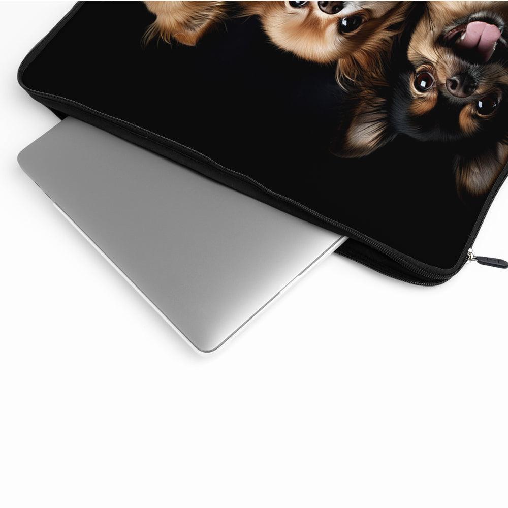 Three Chihuahua Dogs Laptop Sleeve Protective Cover-Oxvistore
