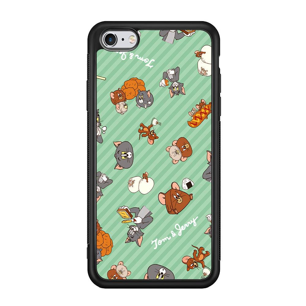 Tom and Jerry Food Imagination iPhone 6 Plus | 6s Plus Case-Rubber Black (2D Case)-Oxvistore