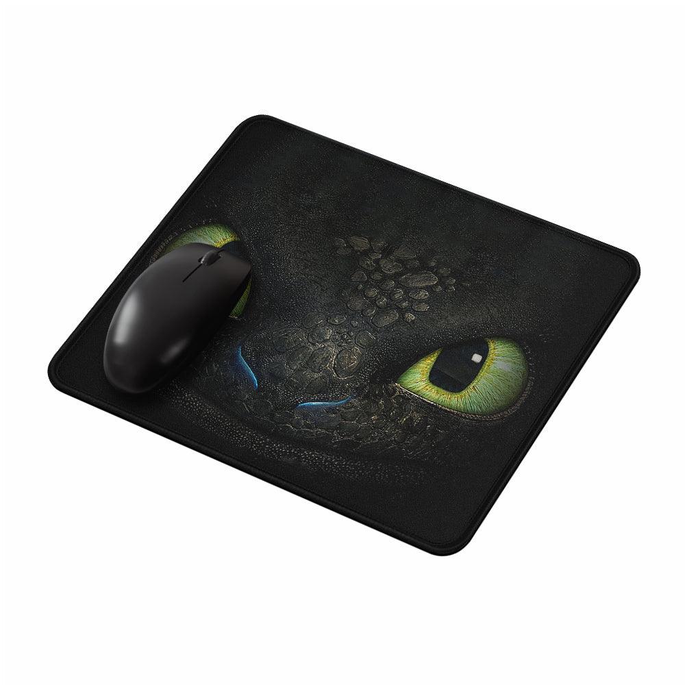 Toothless Dragon Eyes Mouse Pads-Oxvistore