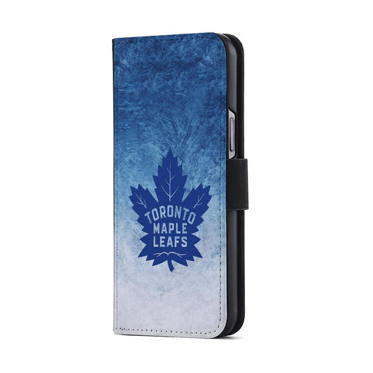 Toronto Maple Leafs Logo Flip Wallet Phone Case-Oxvistore