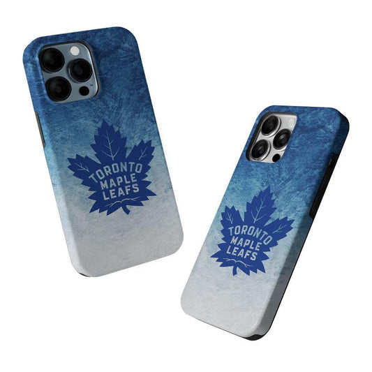 Toronto Maple Leafs Logo 2 in 1 Tough Phone Case-Oxvistore