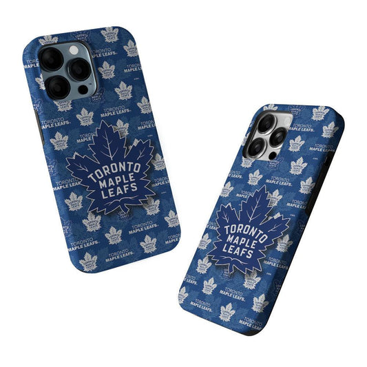 Toronto Maple Leafs Pattern 2 in 1 Tough Phone Case-Oxvistore