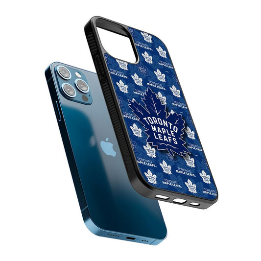 Toronto Maple Leafs Pattern 2D Rubber Phone Case-Oxvistore