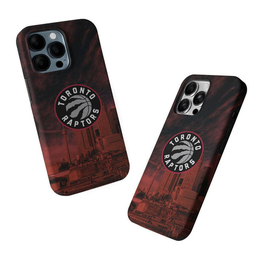 Toronto Raptors Logo 2 in 1 Tough Phone Case-Oxvistore