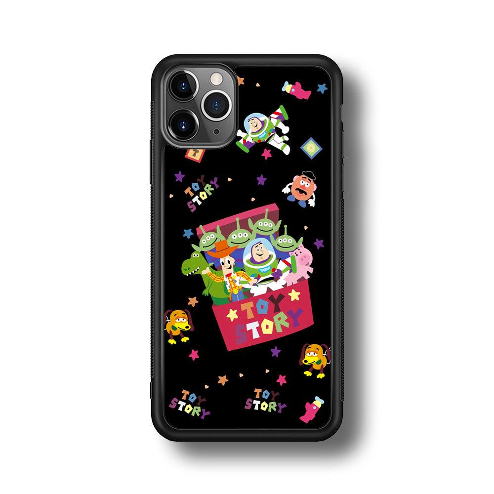 Toy Story Box of Tale iPhone 11 Pro Case-Rubber Black (2D Case)-Oxvistore
