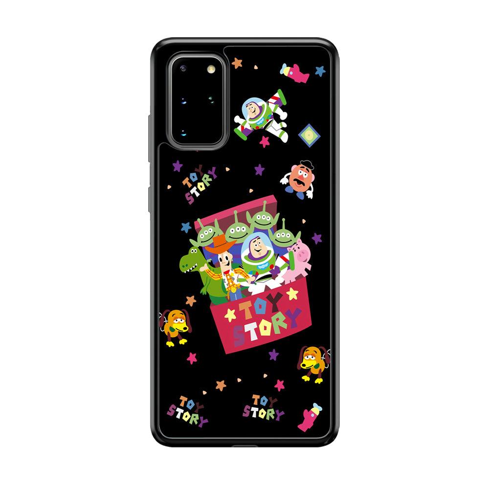 Toy Story Box of Tale Samsung Galaxy S20 Plus Case-Rubber Black (2D Case)-Oxvistore