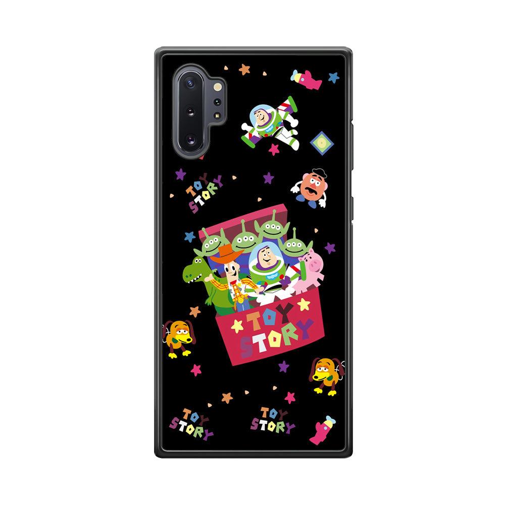 Toy Story Box of Tale Samsung Galaxy Note 10 Plus Case-Rubber Black (2D Case)-Oxvistore