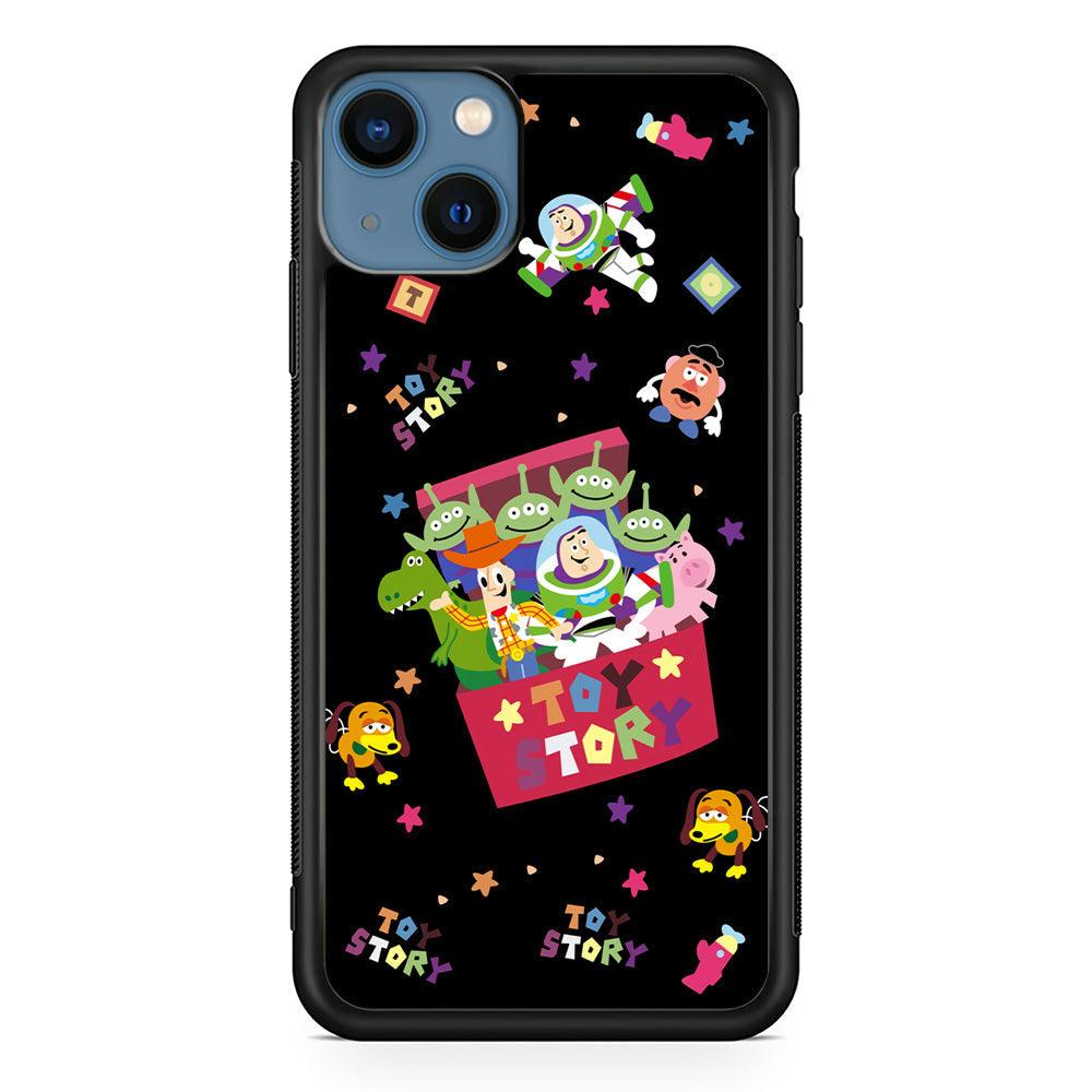 Toy Story Box of Tale iPhone 14 Case-Rubber Black (2D Case)-Oxvistore