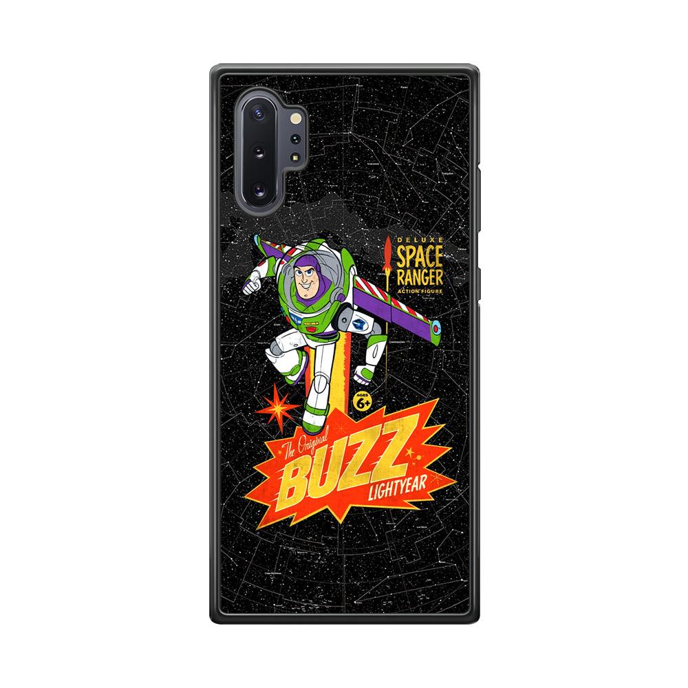 Toy Story Buzz Lightyear Space Ranger Samsung Galaxy Note 10 Plus Case-Rubber Black (2D Case)-Oxvistore