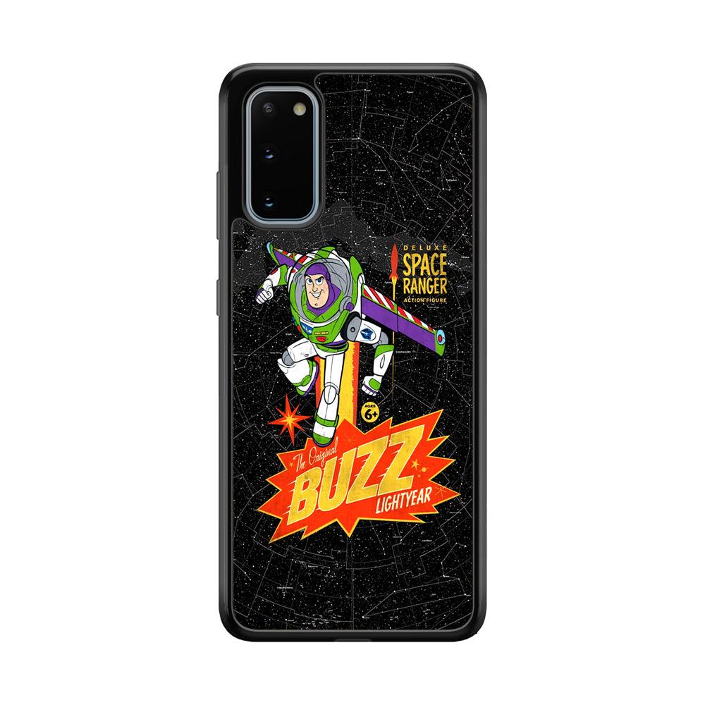 Toy Story Buzz Lightyear Space Ranger Samsung Galaxy S20 Case-Rubber Black (2D Case)-Oxvistore