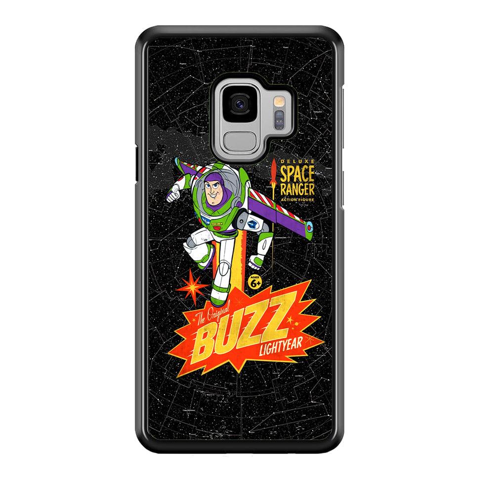 Toy Story Buzz Lightyear Space Ranger Samsung Galaxy S9 Case-Rubber Black (2D Case)-Oxvistore