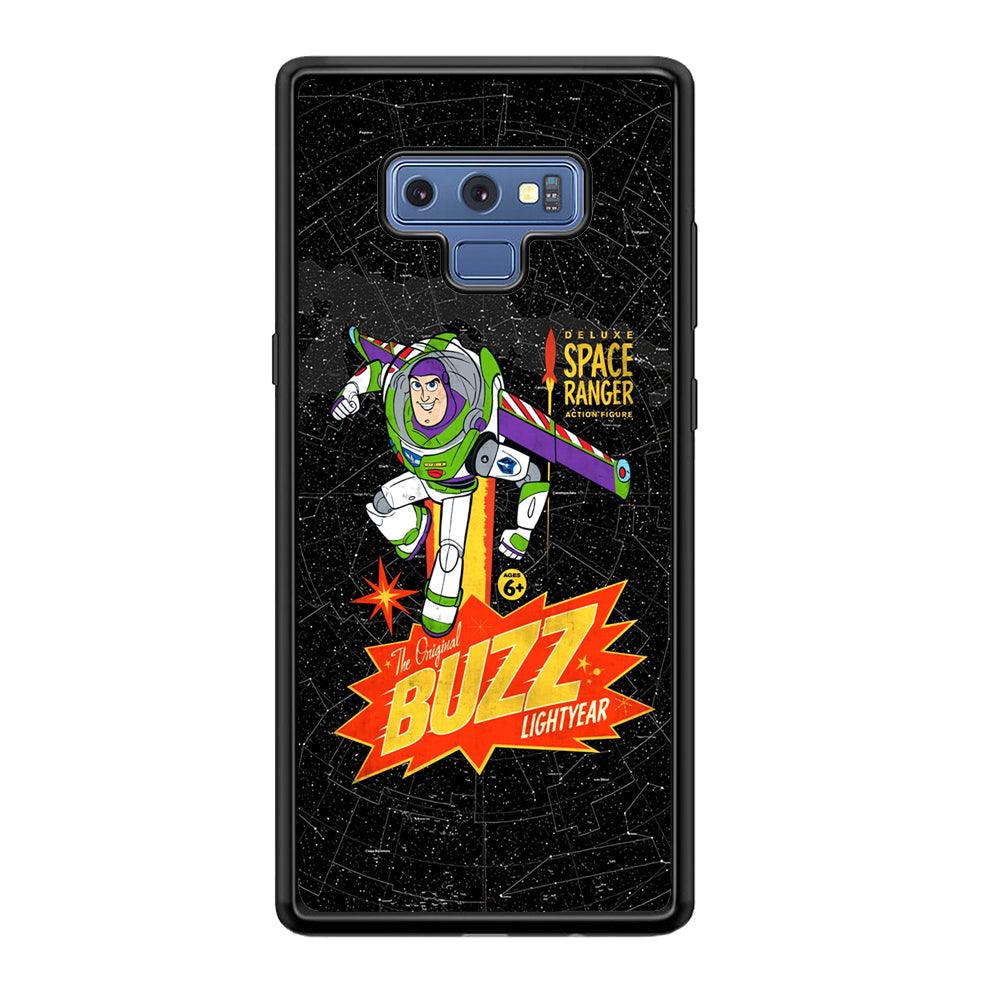 Toy Story Buzz Lightyear Space Ranger Samsung Galaxy Note 9 Case-Rubber Black (2D Case)-Oxvistore